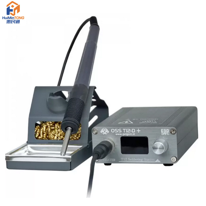 Digital Soldering Station T12 - Oss T12-D+ 72W 電気はんだごて 温度コントローラー デジタルはんだ付けステーション