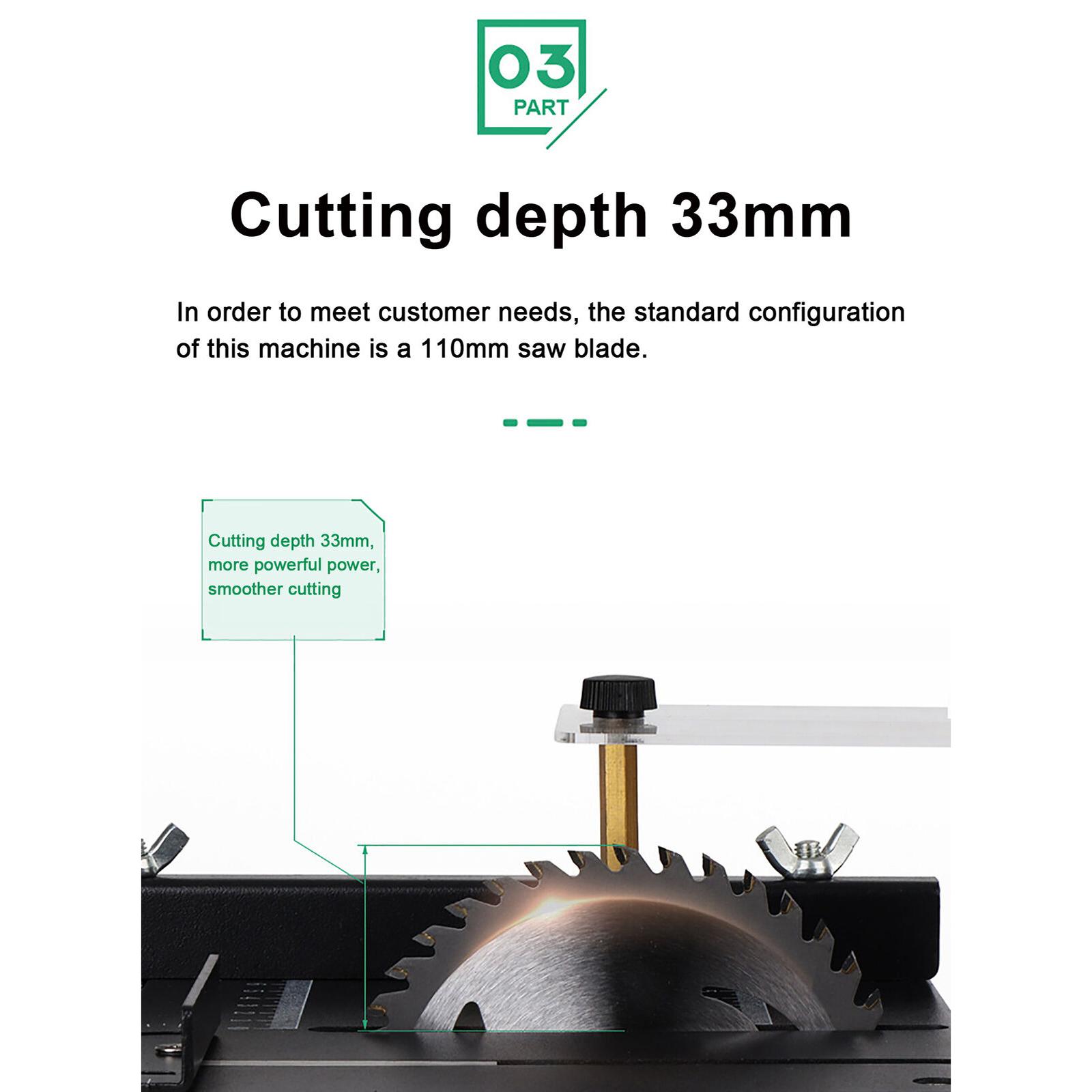 Mini Table Saw For Woodworking - コンパクトな4インチ丸型ミニテーブルソー、アクセサリー付き、耐久性のある金属切削工具、DIY木工用