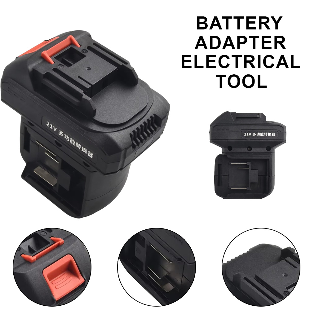 Brushless Cordless Electric Drill 18V - 2 in 1 バッテリーコンバータインパクトドリルレンチドライバー用 18V バッテリーアダプター電動工具アクセサリー卸売