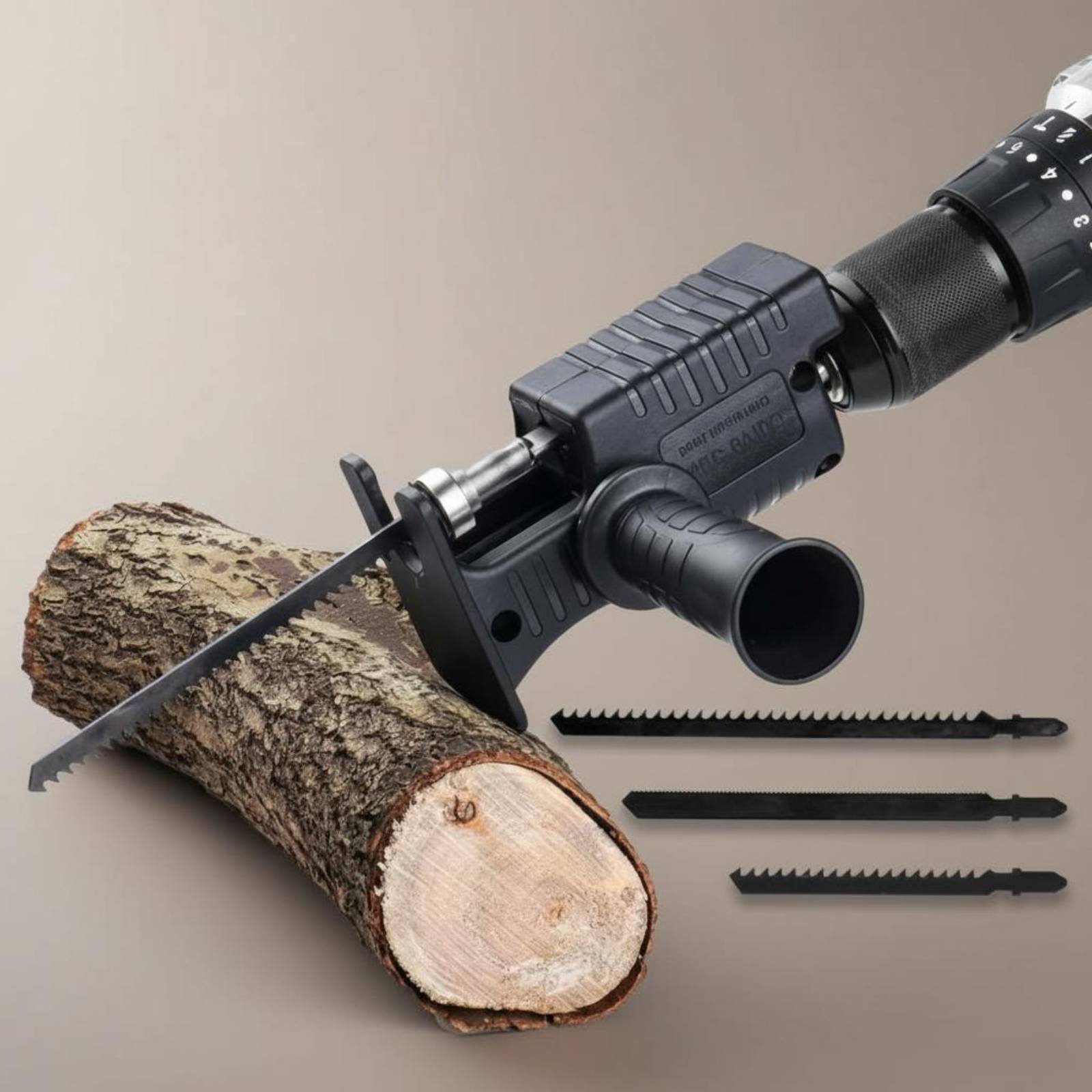 Reciprocating Saw Attachment Drill - ドリルからレシプロソーへのアダプター 木材切断用ドリルソー アタッチメント 電動工具アクセサリー 長持ち 軽量