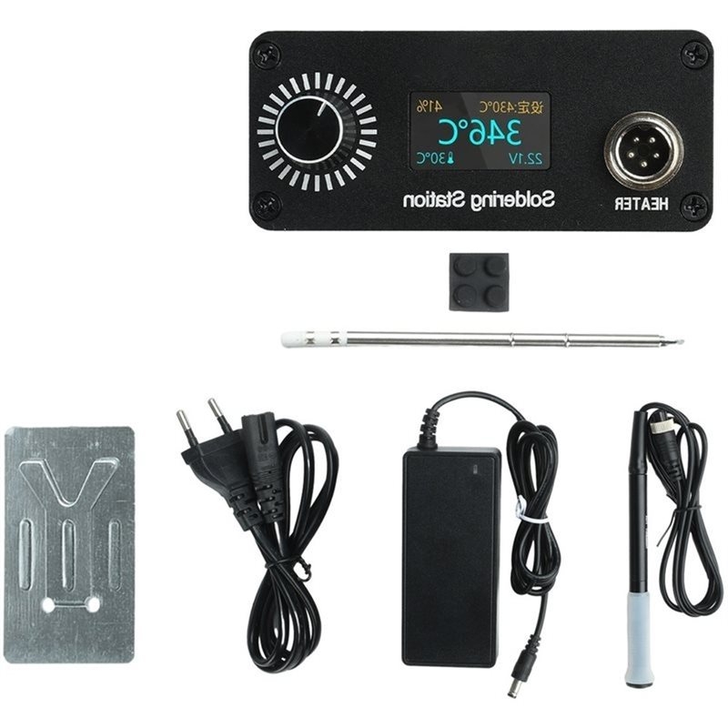 【A56X】T12 ポータブルミニデジタルはんだ付けステーシ - Digital Soldering Station T12 のレビューと価格