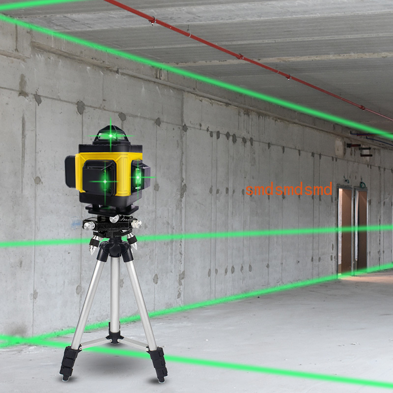 16ライン4Dレーザーレベル水平＆垂直クロスライングリーンビ - Laser Level 16 Lines 4D Green のレビューと価格