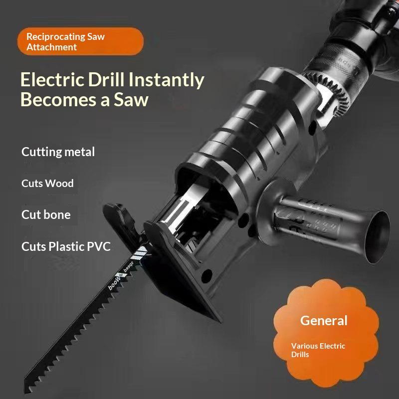 ♥ 電動ドリルからレシプロソーへのアダプター - 木材、金属 - Reciprocating Saw Attachment Drill のレビューと価格