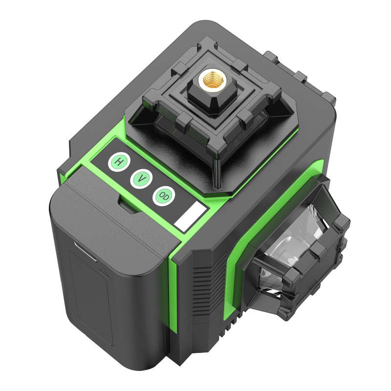 ベストプライス ミニ3/4Dレーザーライトレベルマシン 12 - Laser Level 16 Lines 4D Green のレビューと価格