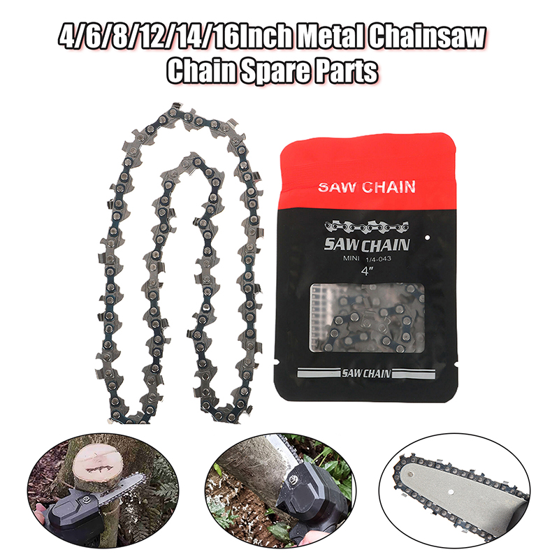 ニューメタルチェーンソーチェーン スペアパーツ 4/6/8/ - Mini Electric Chainsaw 6 Inch のレビューと価格