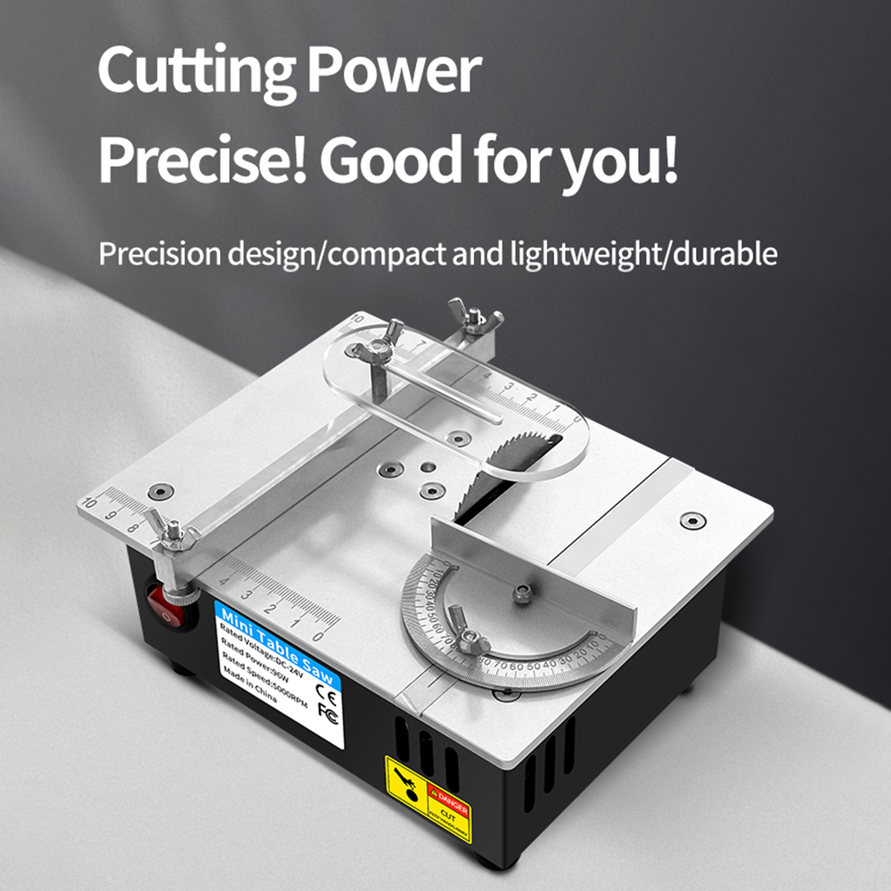 DC24V家庭用ミニチュア木工テーブルのこぎり電気多機能精密 - Mini Table Saw For Woodworking のレビューと価格