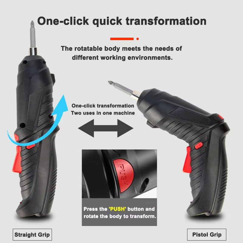電動ドライバーセット 3.6V コードレス充電式電動工具 1 - Electric Screwdriver Rechargeable Usb のレビューと価格