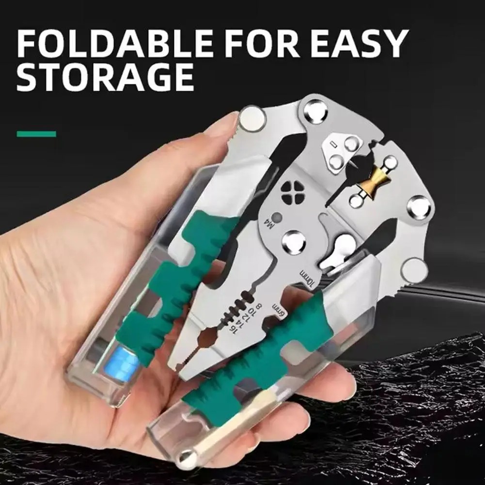 Foldalbe ワイヤーストリッピングプライヤー電圧テスト - Automatic Wire Stripper Cutter のレビューと価格