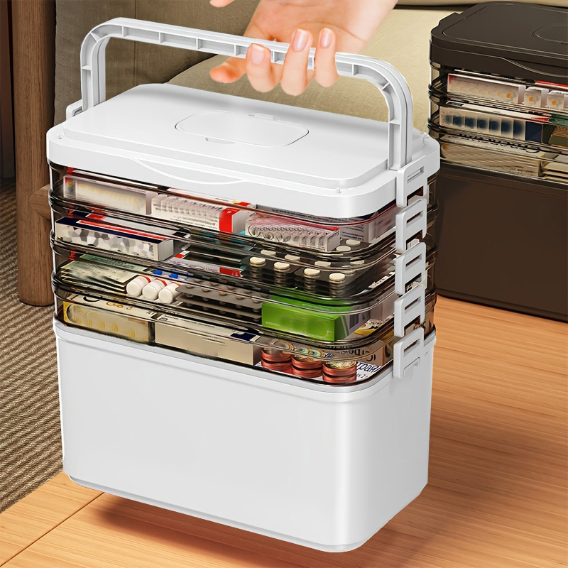 多機能多層収納ボックス、ハンドル付き、大/特大サイズ - 文 - Hardware のレビューと価格