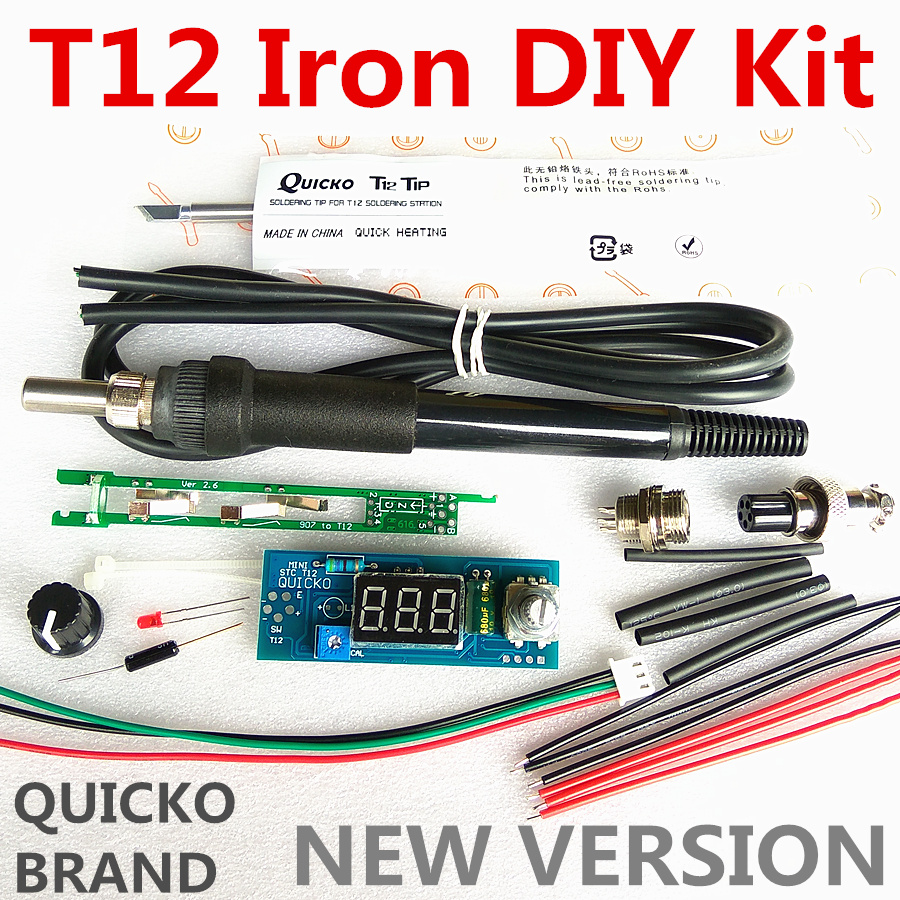 STC-T12 はんだごて DIY キット/ユニットデジタル - Digital Soldering Station T12 のレビューと価格