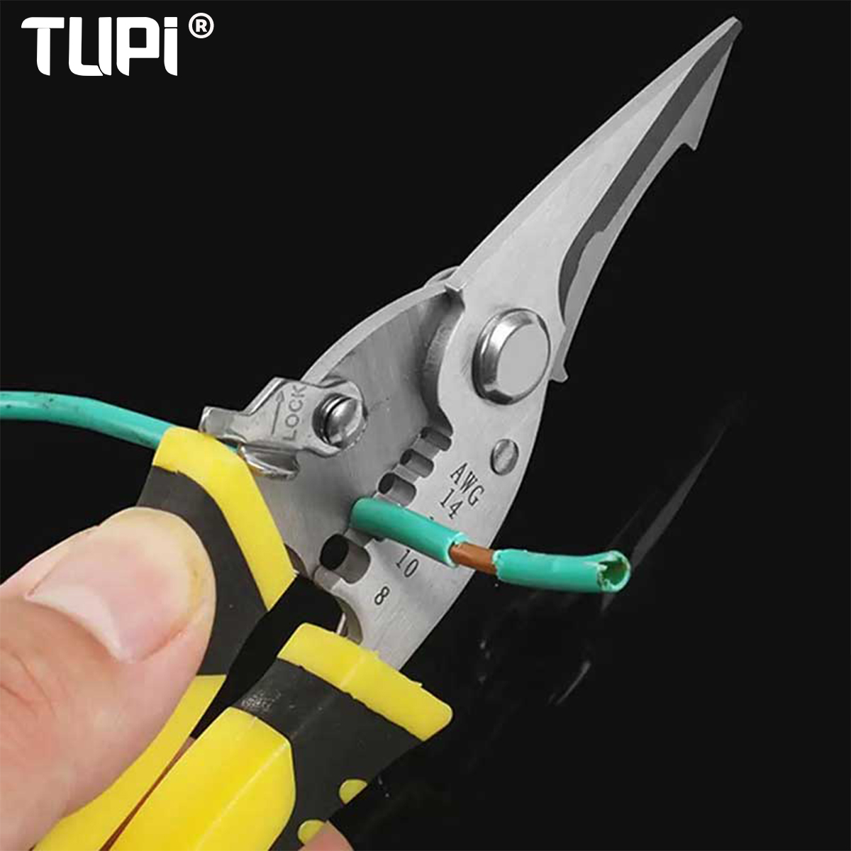 TUPI プロ電気技師プライヤー 3 in 1 ワイヤーカッ - Automatic Wire Stripper Cutter のレビューと価格