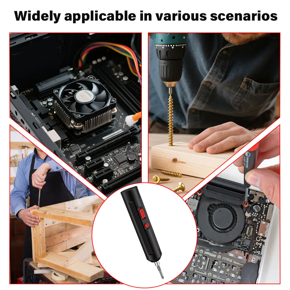 1/15 個電動ドライバーセット USB 充電コードレスミニ - Electric Screwdriver Rechargeable Usb のレビューと価格