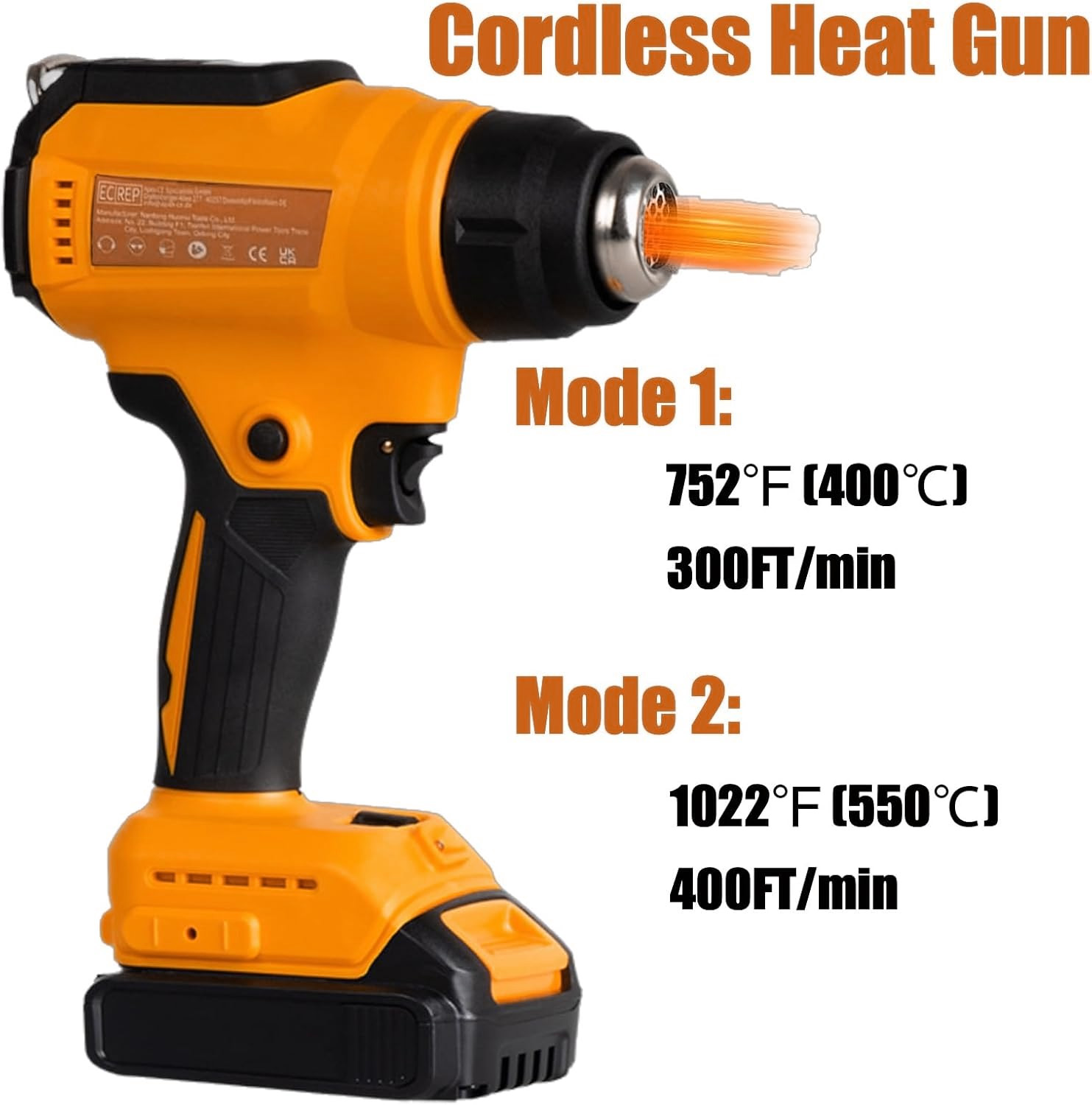 コードレスヒートガン デウォルト18Vバッテリー対応 マキタ - Cordless Heat Gun For Shrink Tubing のレビューと価格