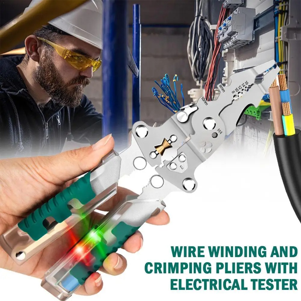 Foldalbe ワイヤーストリッピングプライヤー電圧テスト - Automatic Wire Stripper Cutter のレビューと価格