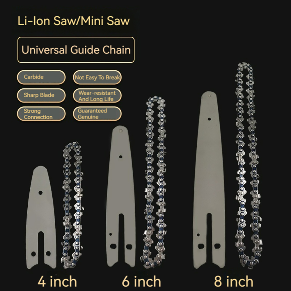 4/6/8/10 インチ 1/4 チェーンソーチェーンガイド - Mini Electric Chainsaw 6 Inch のレビューと価格