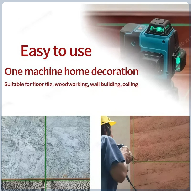 オリジナルマキタセーフマルチプロテクション18Vバッテリー、 - Laser Level 16 Lines 4D Green のレビューと価格