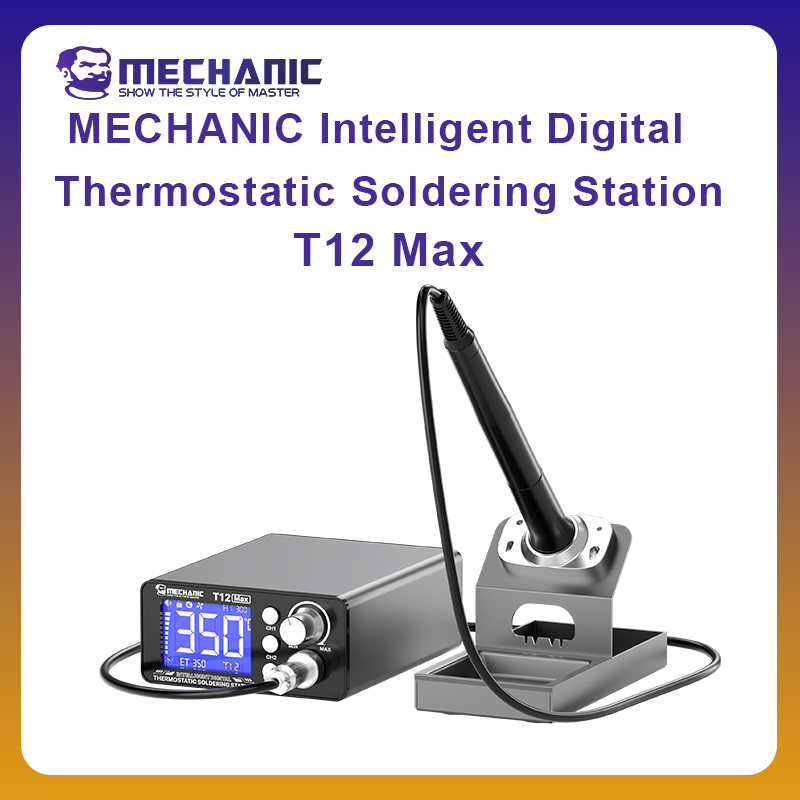 メカニックオフィシャル インテリジェントデジタルサーモスタッ - Digital Soldering Station T12 のレビューと価格