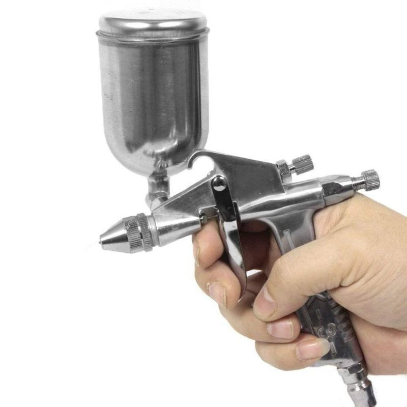 125 ミリリットルミニスプレーガン 0.5 ミリメートルノ - Airbrush Kit With Mini Compressor のレビューと価格