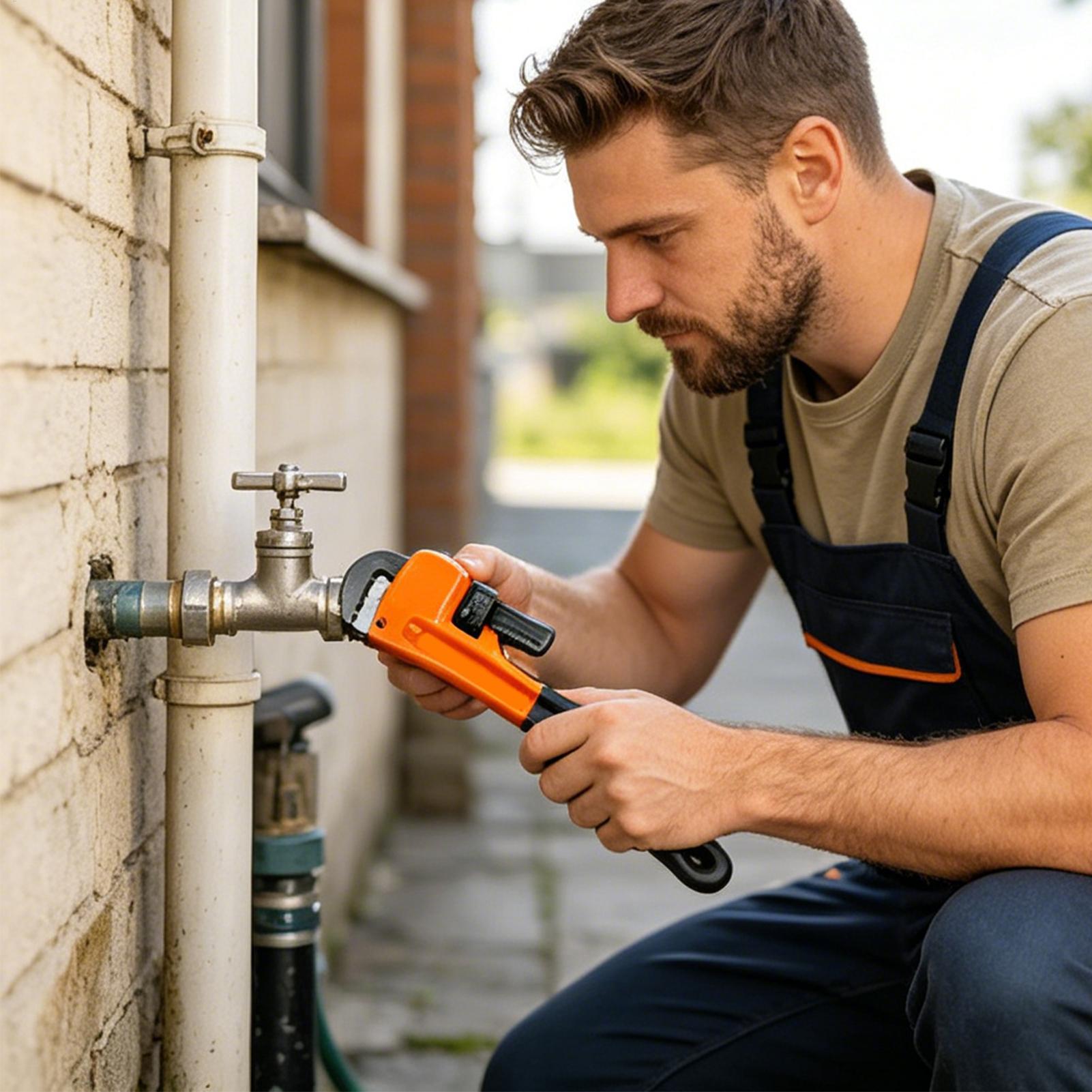 パイプレンチ配管用ヘビーデューティ調整可能な25cmパイプレ - Plumbing のレビューと価格